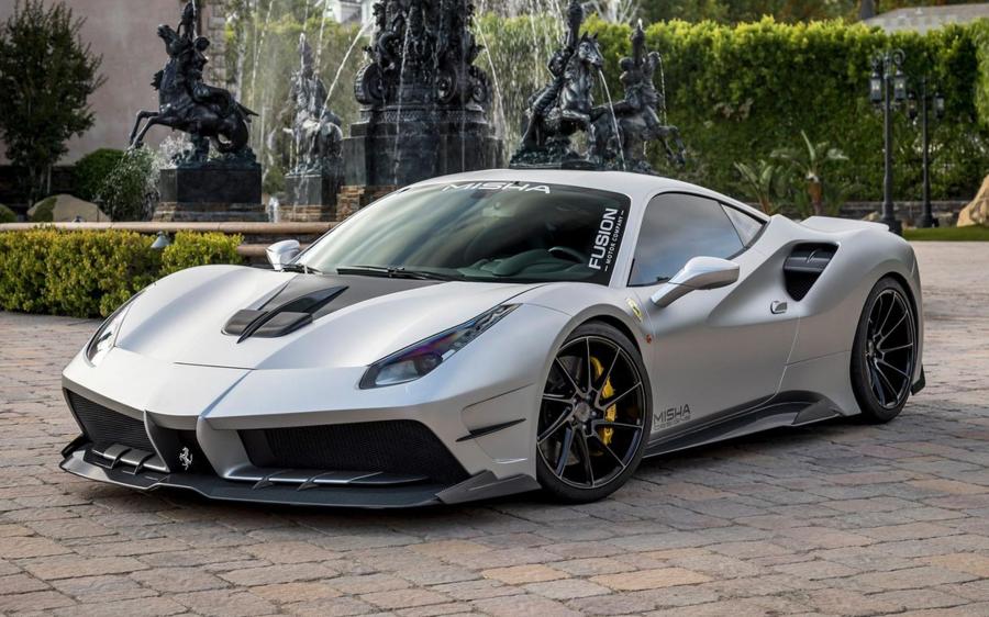 Ferrari 488 GTB Regular Body Kit in Grey by Misha Designs '2017